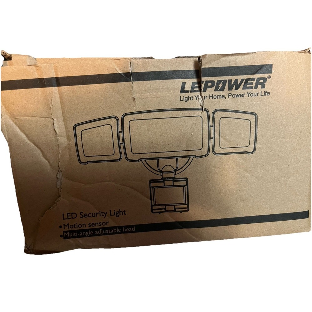 LEPOWER LED‎ Security Flood Light Motion Sensor Outdoor Waterproof New